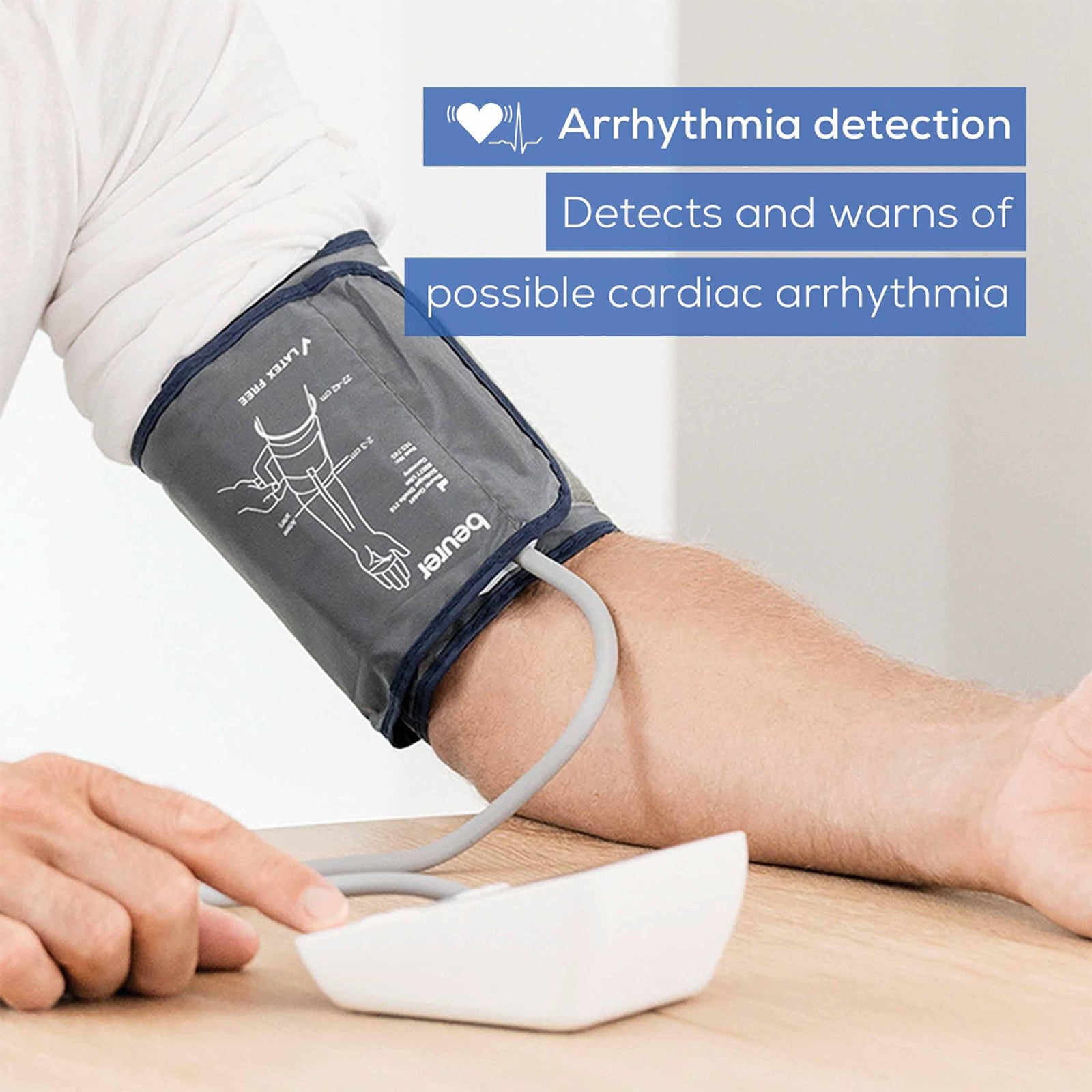 Beurer Germany BM 27 Upper Arm Blood Pressure Monitor | Clinically Accurate | Arrhythmia & Risk Alerts