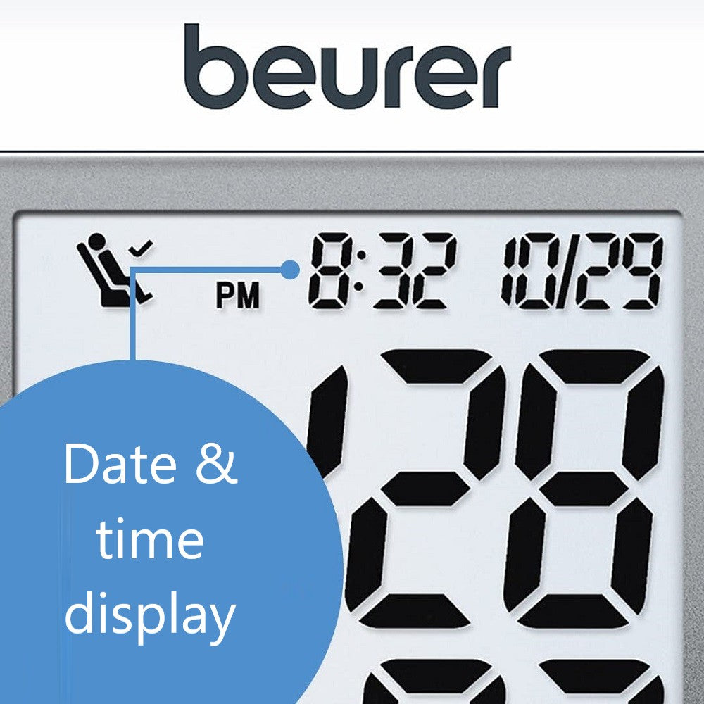 Beurer BM 28 Upper Arm Blood Pressure Monitor with Mains Adaptor | Proven Accuracy