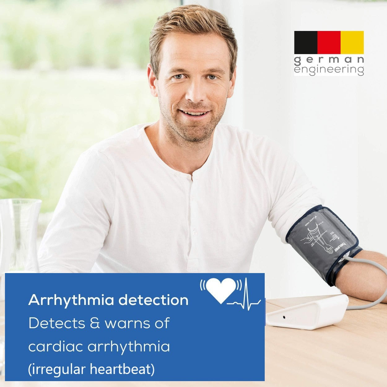 Beurer BM 28 Upper Arm Blood Pressure Monitor with Mains Adaptor | Proven Accuracy