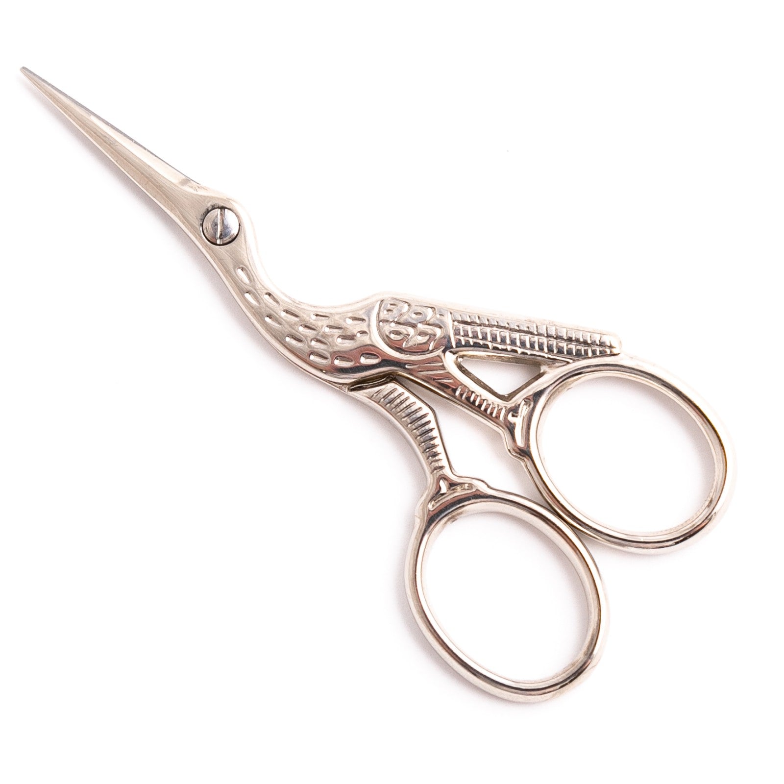 Kellermann 3 Swords Stork Embroidery Scissors | Nickel-Plated Steel Sewing Scissors Made in Germany | BS 1632 N