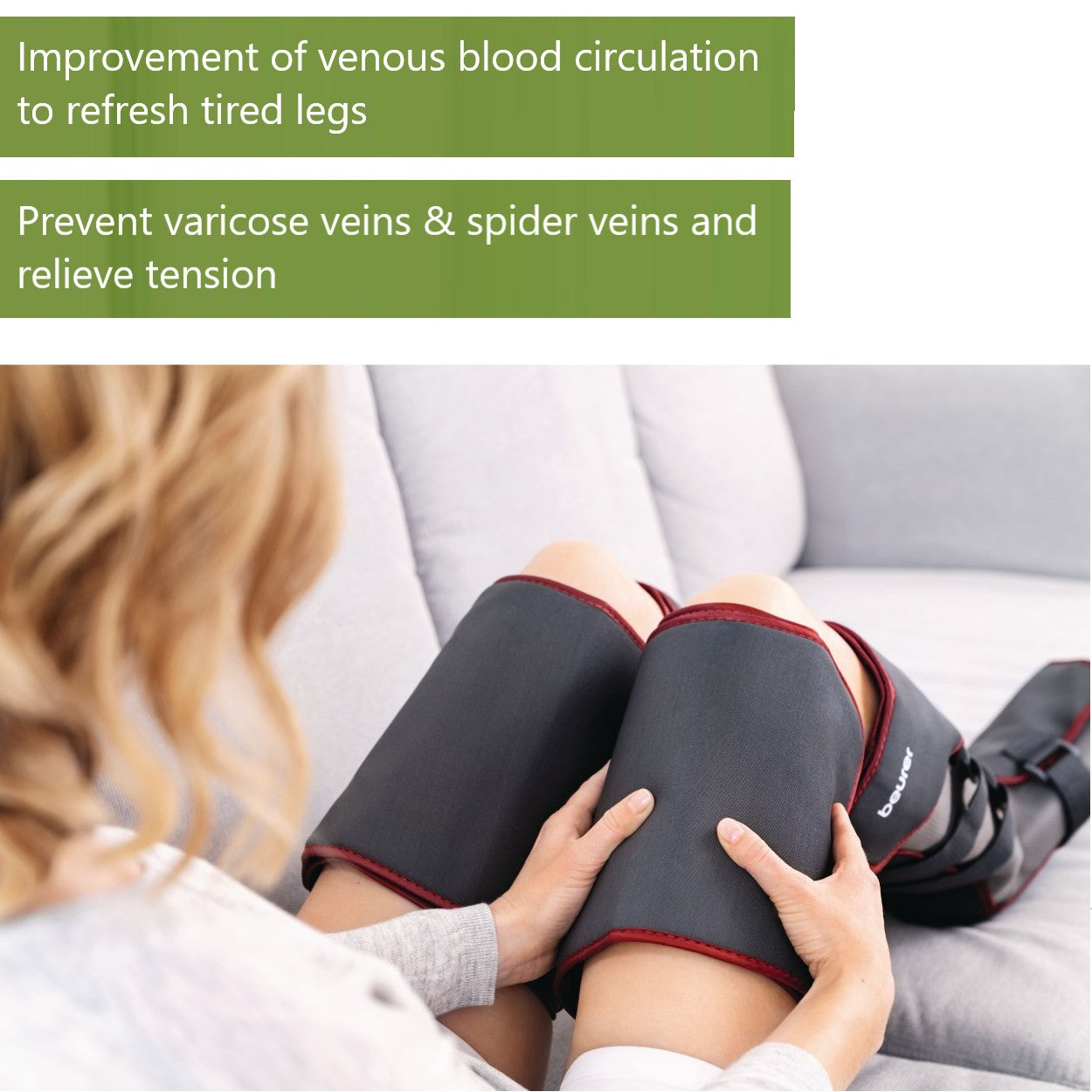 Beurer FM 150 Pro | Leg Compression Massager | Pressure Massage | Improve Blood Circulation & Tired Heavy Legs