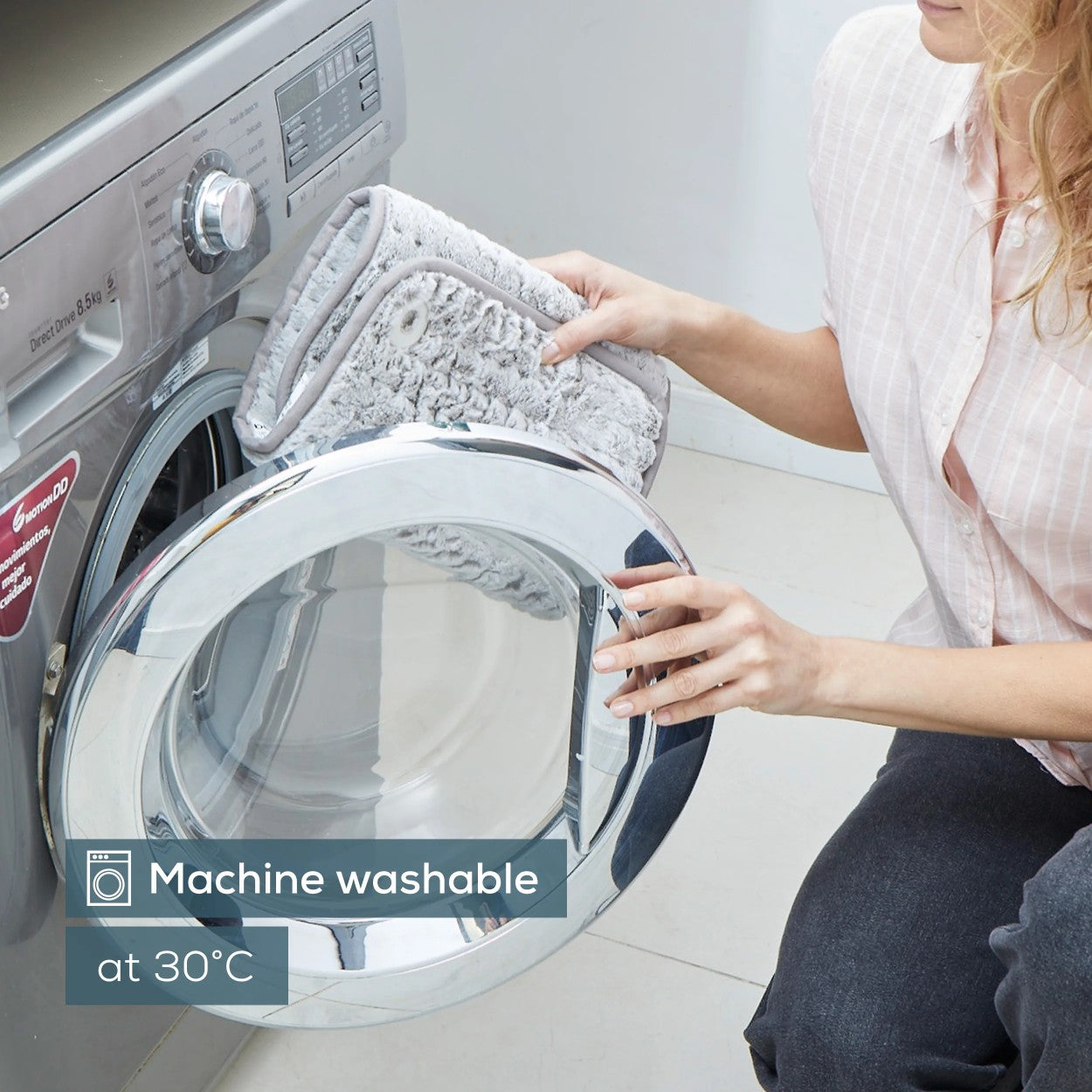 Beurer HK 123 XXL Nordic Heating Pad: Low Energy Use Cosy Heat Pad XXL 60x30cm in Taupe