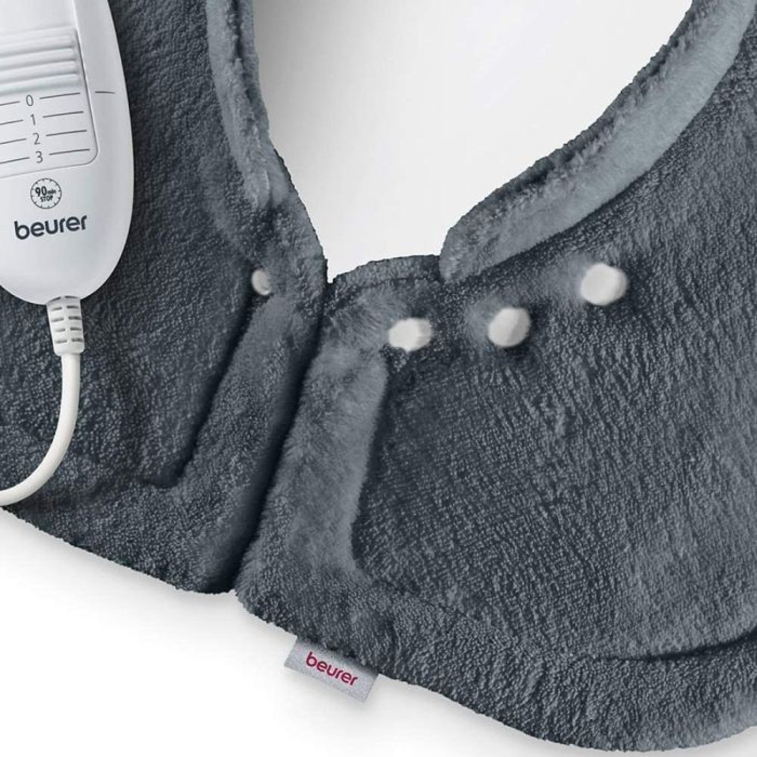 Beurer HK 54 GREY Cosy Electric Heat Pad for Shoulders & Neck