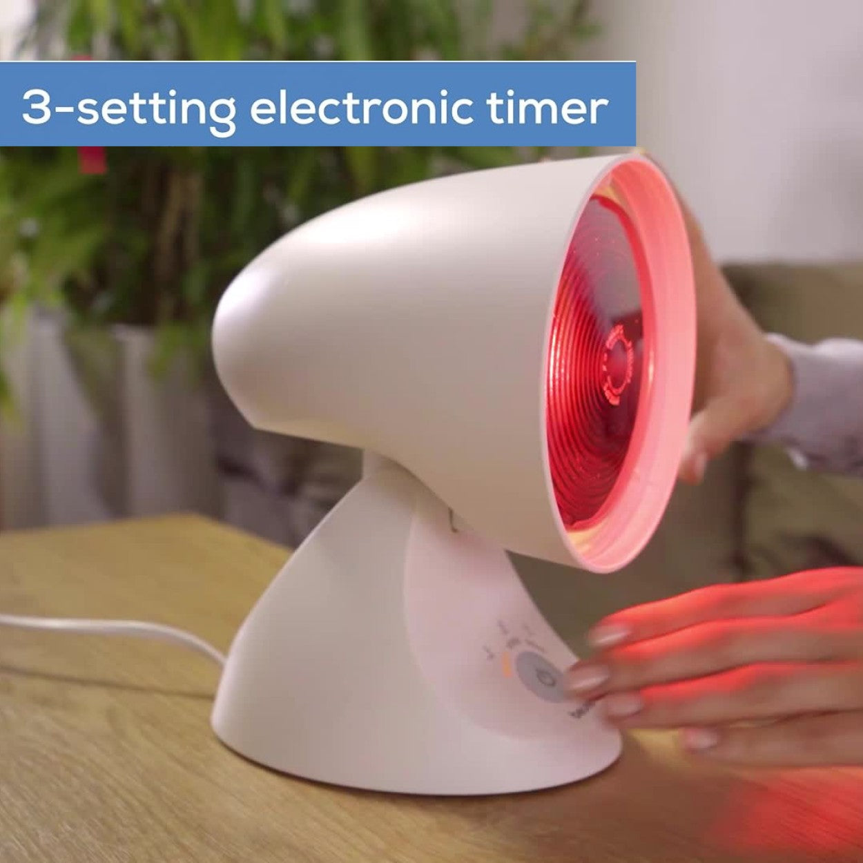 Beurer IL 35 Infrared Heat Lamp with Timer for Pain & Cold Relief, Muscle Strain