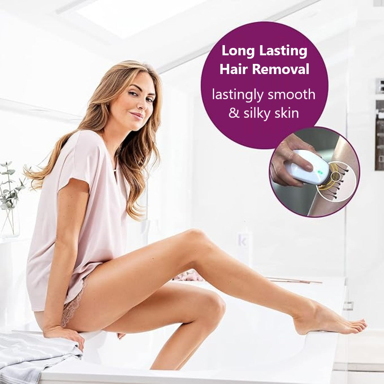 Beurer IPL 10000+ Salonpro System Long Lasting Laser Hair Removal Device for Face & Body