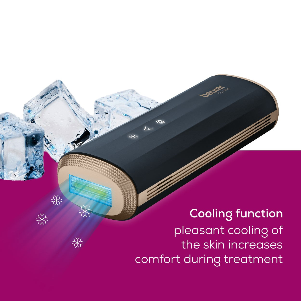 Beurer IPL 7800 Cool Pro: IPL Laser Technology Home Hair Removal Device With Cooling Function for Face & Body & MyIPL App