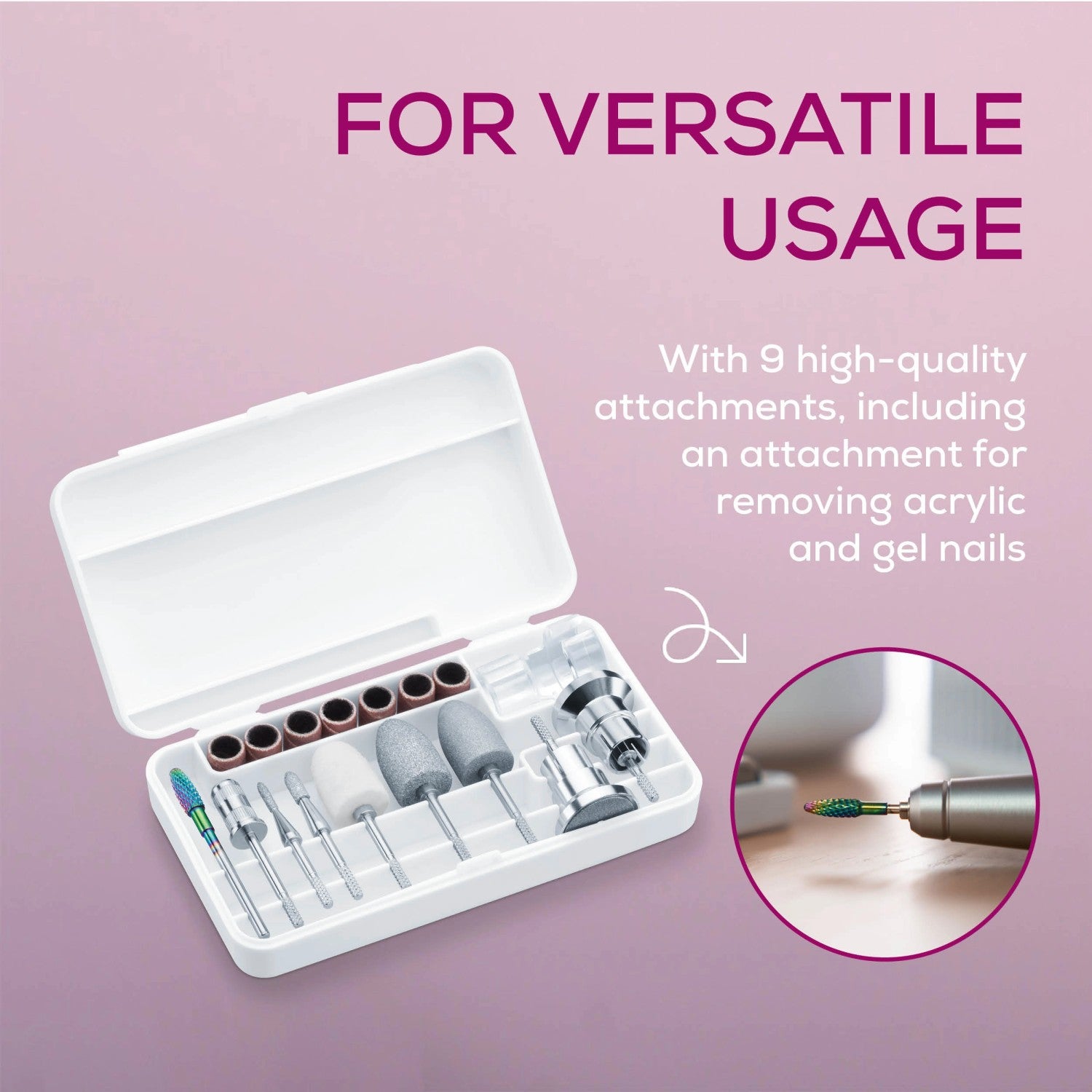 Beurer 3-in-1 Electric Manicure & Pedicure Station MP 200: Nail Tools + UV/LED Dryer + Nail Dust Extractor