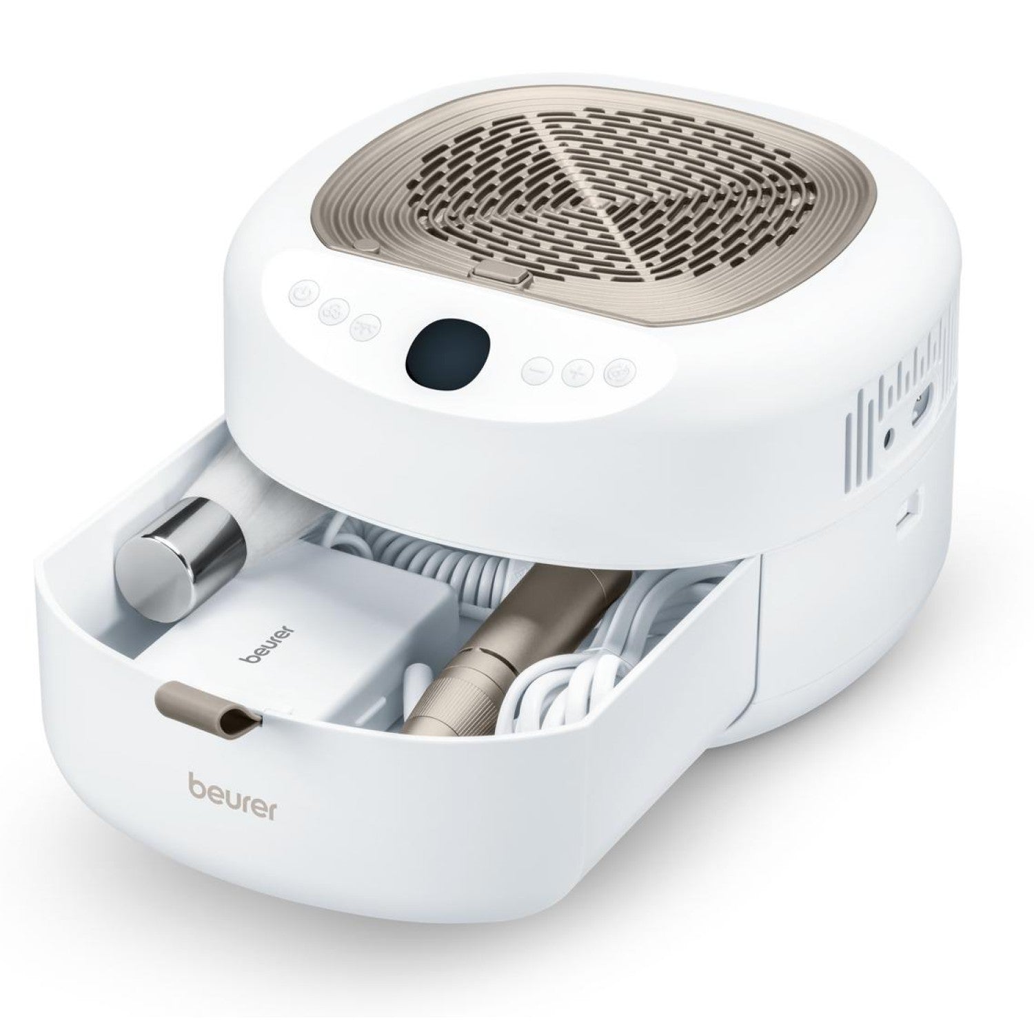 Beurer 3-in-1 Electric Manicure & Pedicure Station MP 200: Nail Tools + UV/LED Dryer + Nail Dust Extractor