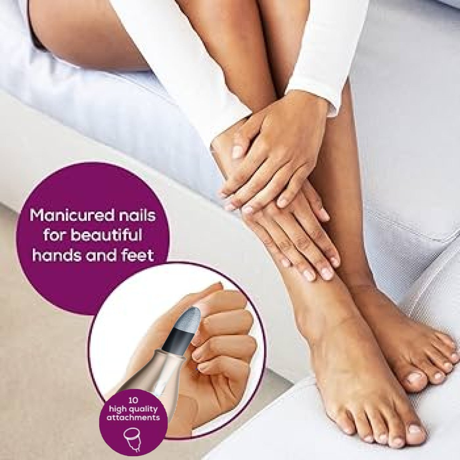 Beurer MP 84 SE Spare Replacement Manicure & Pedicure Nail Tool Attachments