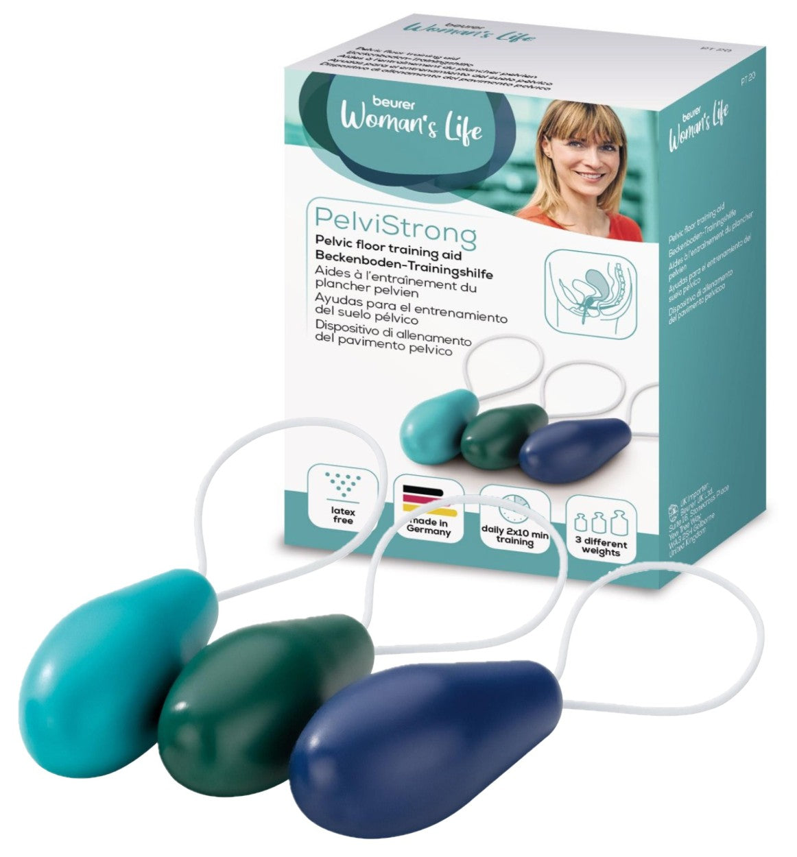 Beurer PT 20 Pelvic Floor Trainer | Weighted to Improve Bladder Control & Strengthen Pelvic Floor Muscles