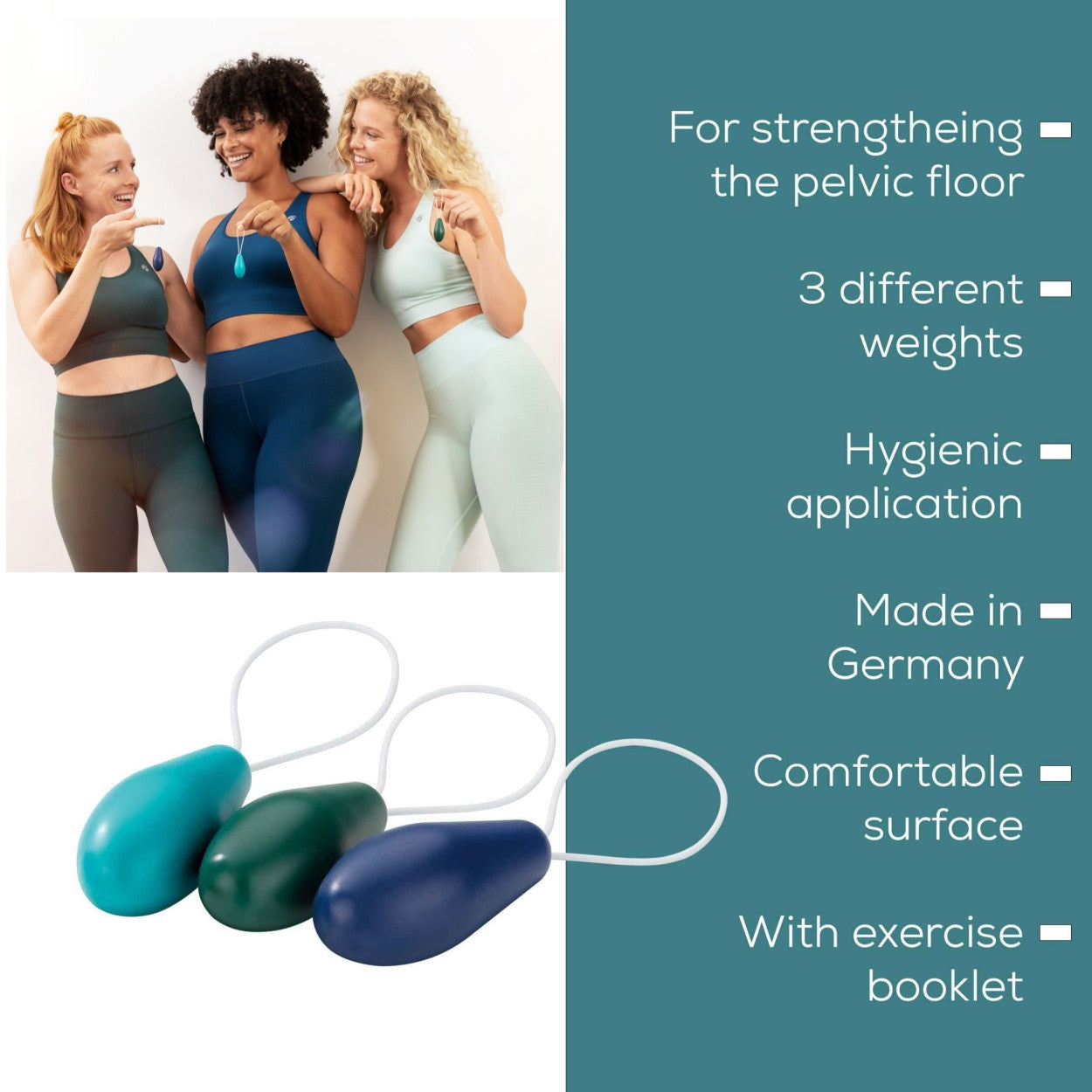Beurer PT 20 Pelvic Floor Trainer | Weighted to Improve Bladder Control & Strengthen Pelvic Floor Muscles