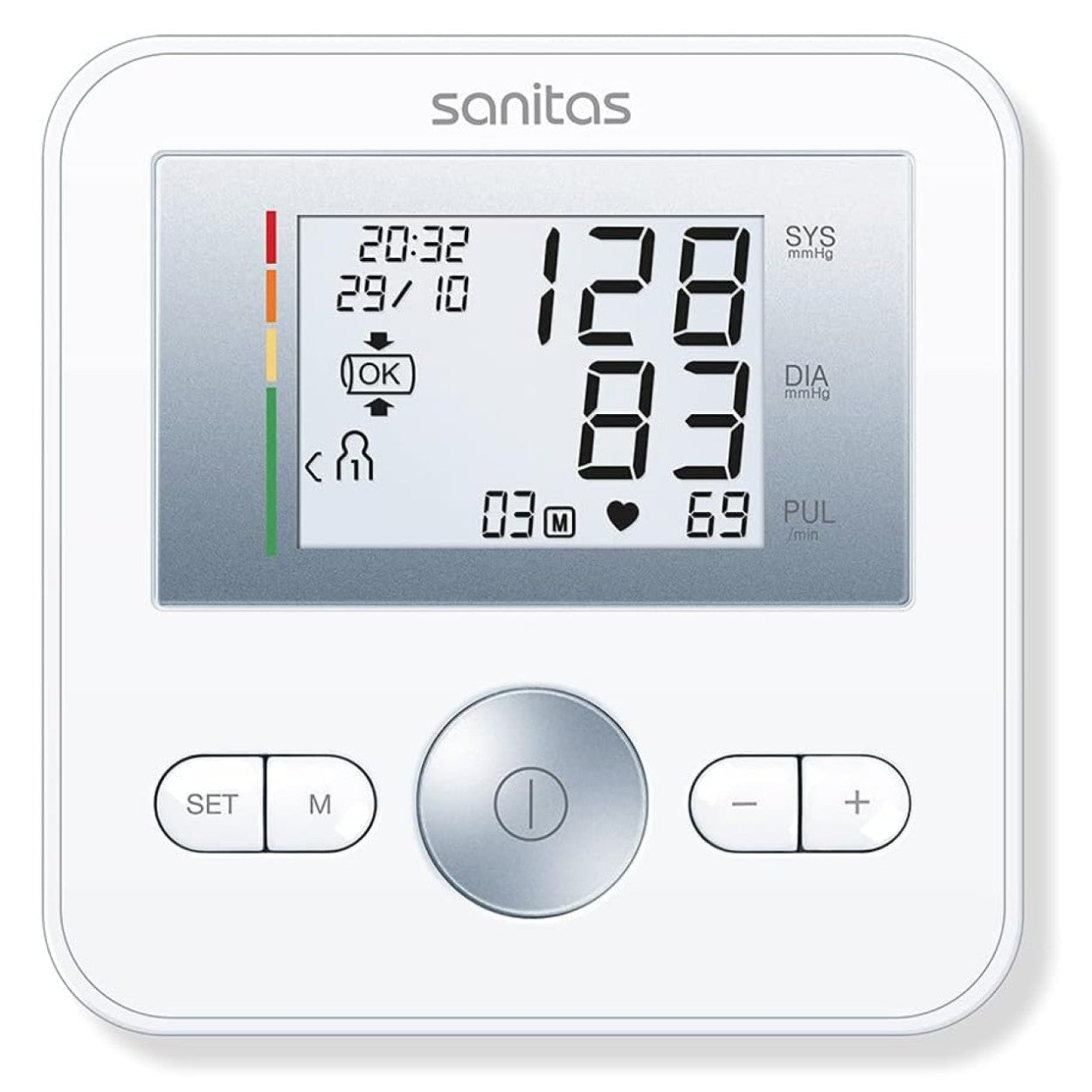 Sanitas SBM 18 Upper Arm Blood Pressure Monitor with Arrhythmia Detection
