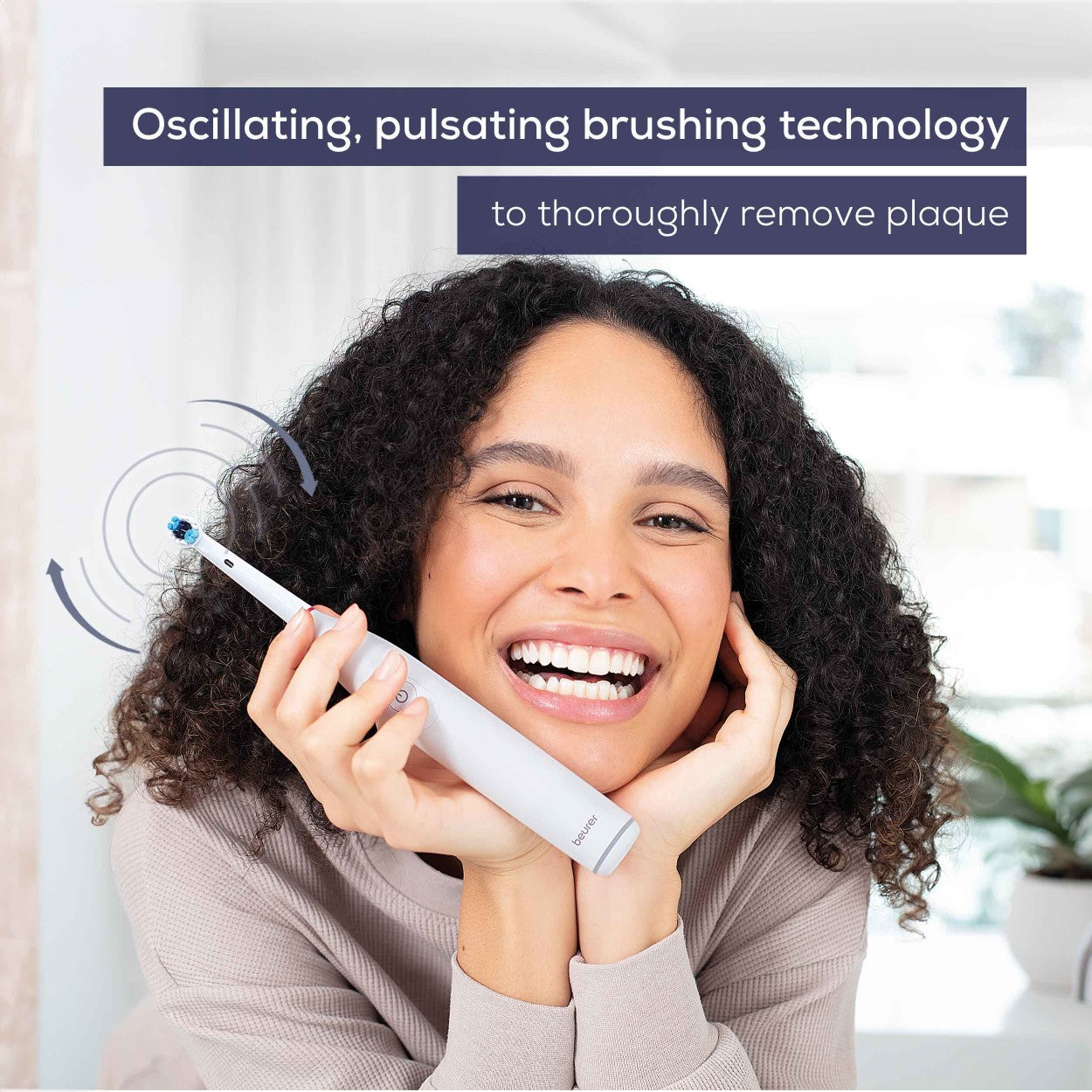 Beurer Electric Toothbrush TB 30 Oscillating & Pulsating Technology - 2 Programs
