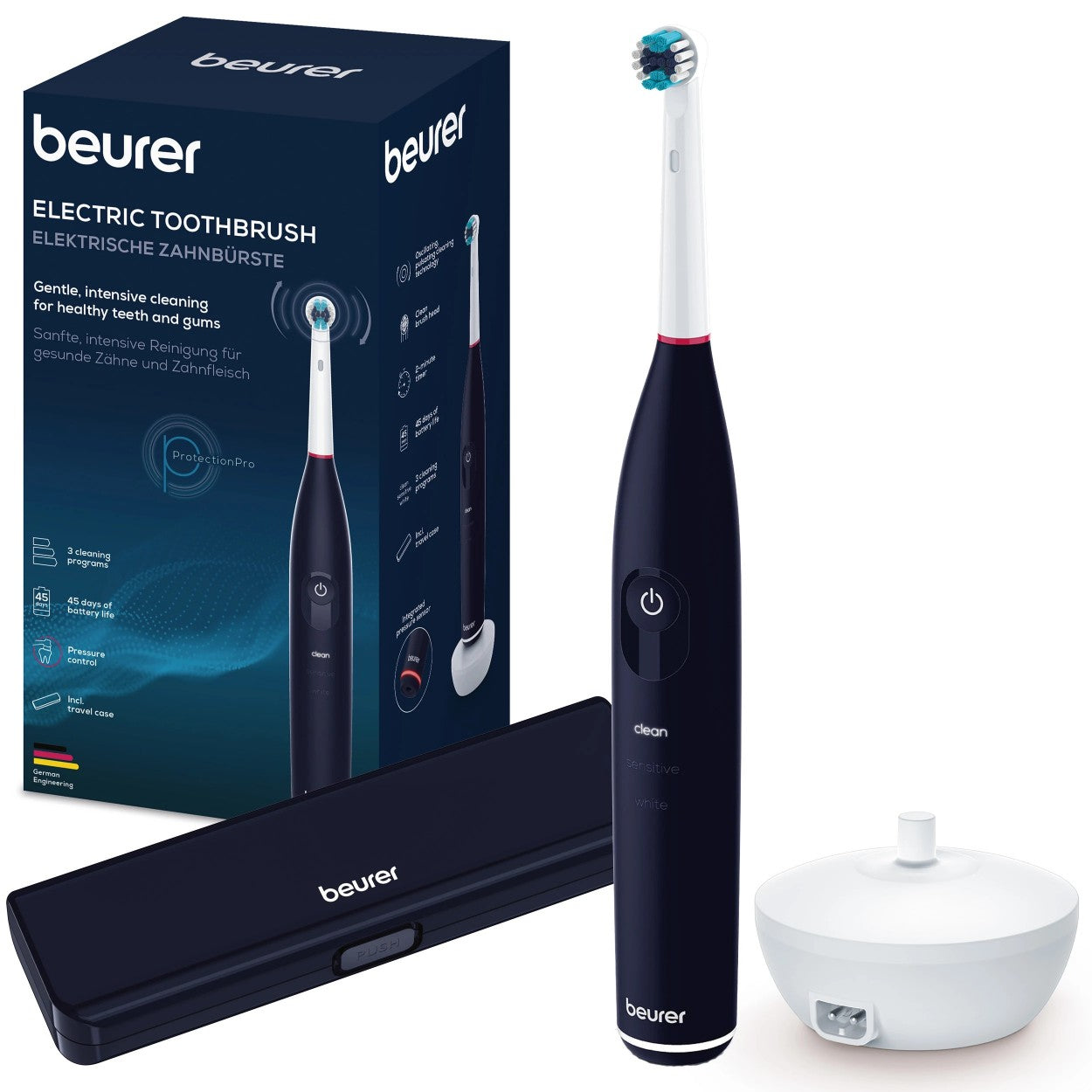 Beurer Electric Toothbrush TB 50 Pressure Sensor & Timer - 3 Programs