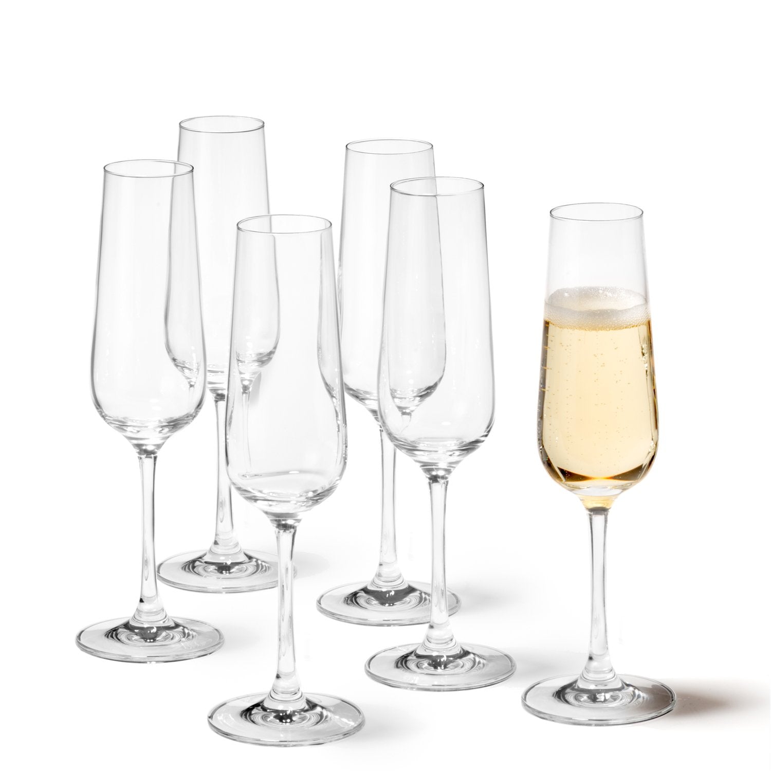 Leonardo Champagne Glasses - Set of 6 in TIVOLI Design