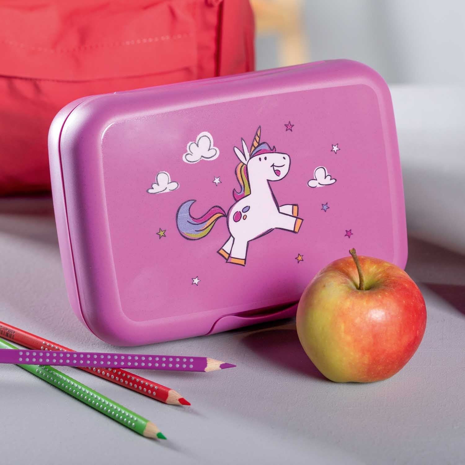 Lunchbox, Pink Unicorn - BAMBINI