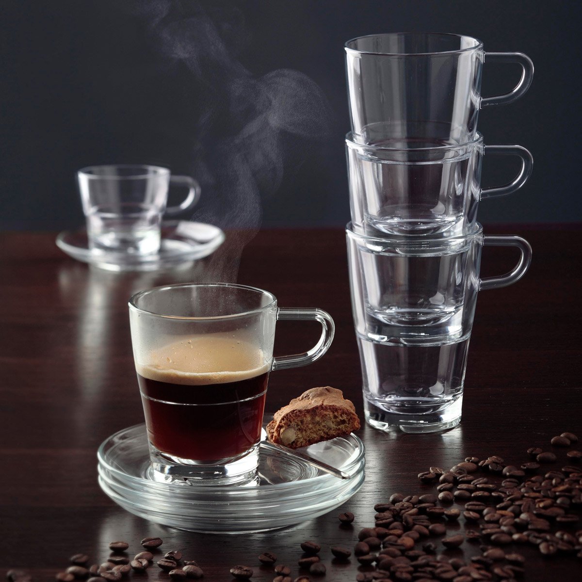 Leonardo SENSO Glass Espresso Cup 70ml – Set of 6