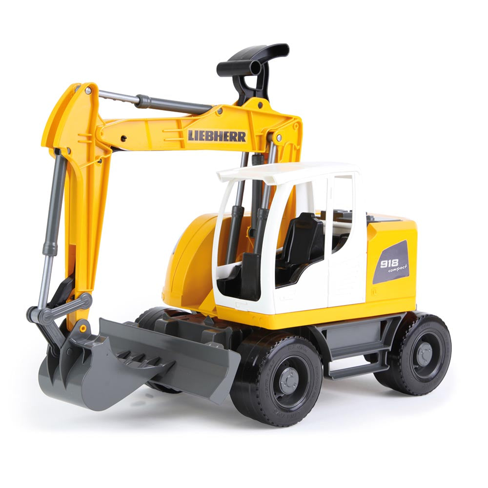 LENA Toy Excavator XL WORXX Liebherr A918 Litronic Replica 48 x 19 x 30cm