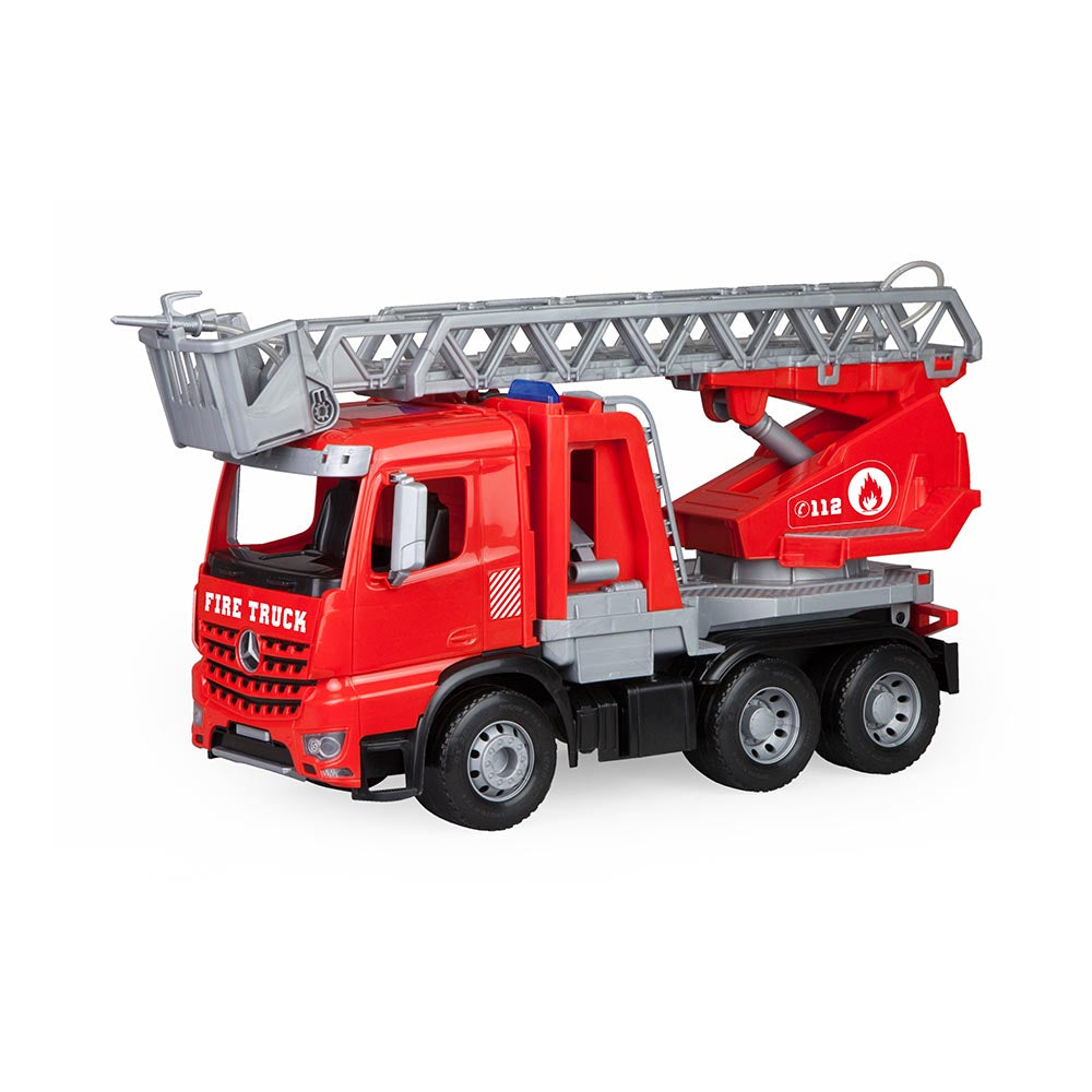 LENA Toy Fire Engine with Ladder: BOXED Arocs Replica WORXX 48cm