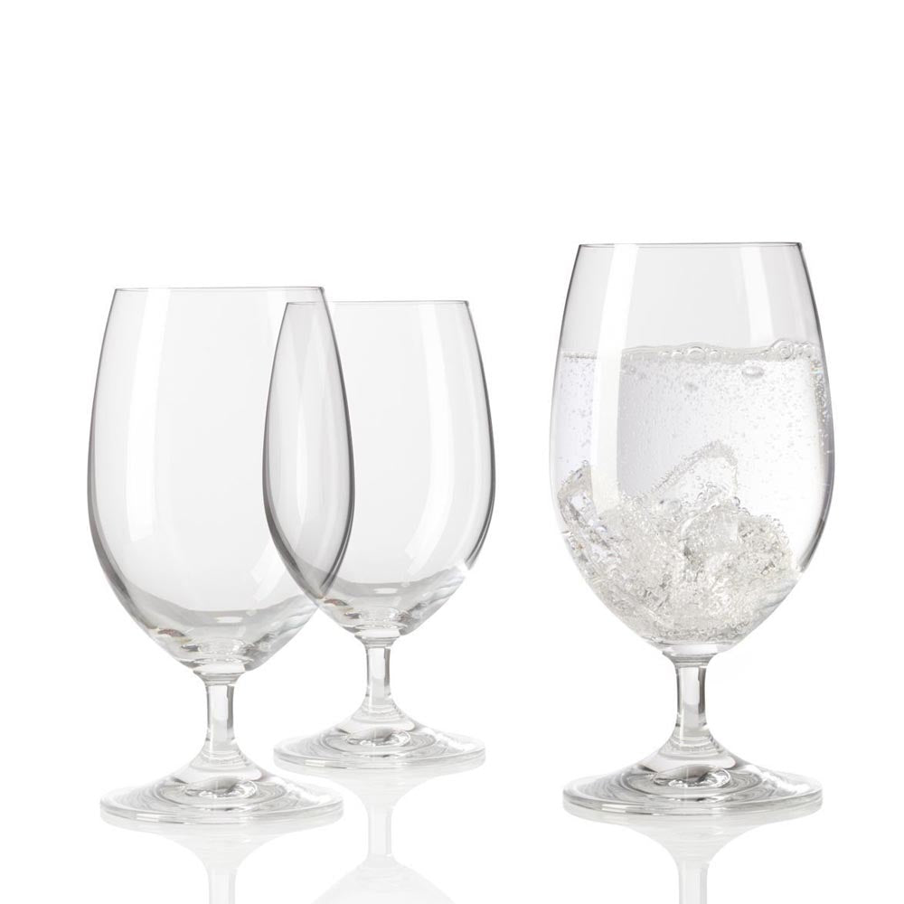 Leonardo Water Glass with Stem Daily 370ml – Set of 6