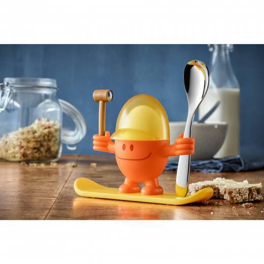 WMF McEgg Egg Cup with Spoon - Orange