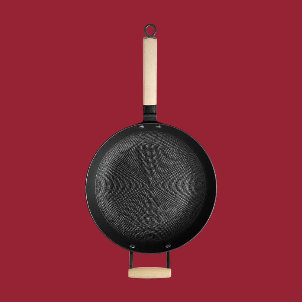 ROHE Iron Frying Pan Non-Stick "John" - German Brand Quality - 30cm