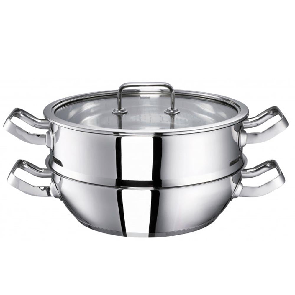 ROHE Braising Pot/Pan Plus Steamer and Lid “Conia” - 28cm (6.4L)