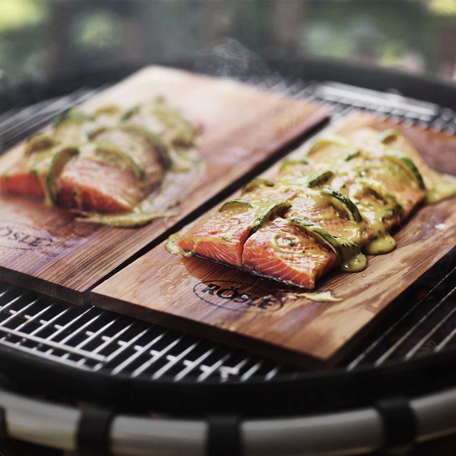 Roesle Reusable Grill Aroma Plank - Cedar Wood (2pcs)