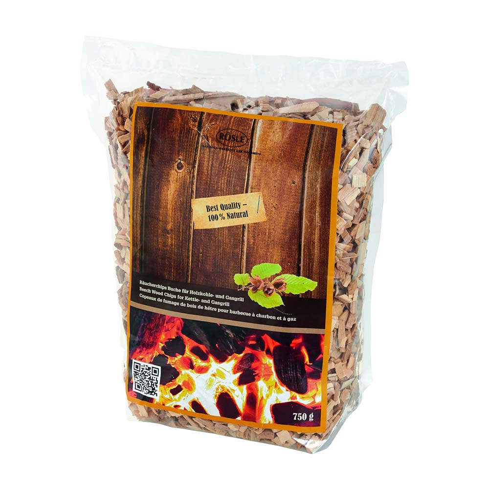 Roesle Beech Wood Chips for Kettle and Gas Grill