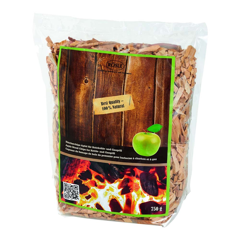 Roesle Apple Wood Chips for Kettle and Gas Grill