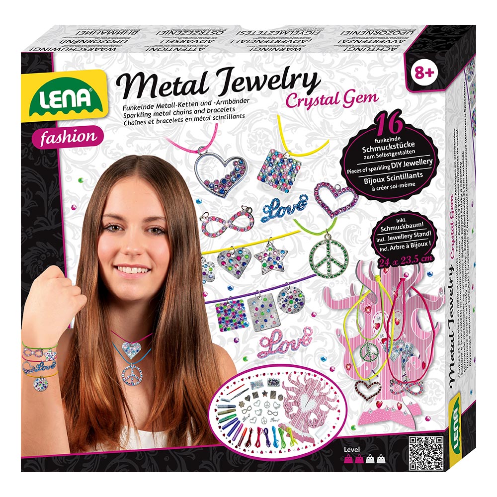 Lena Arts & Crafts: Design Your Own Jewellery – Metal and Crystal Gems
