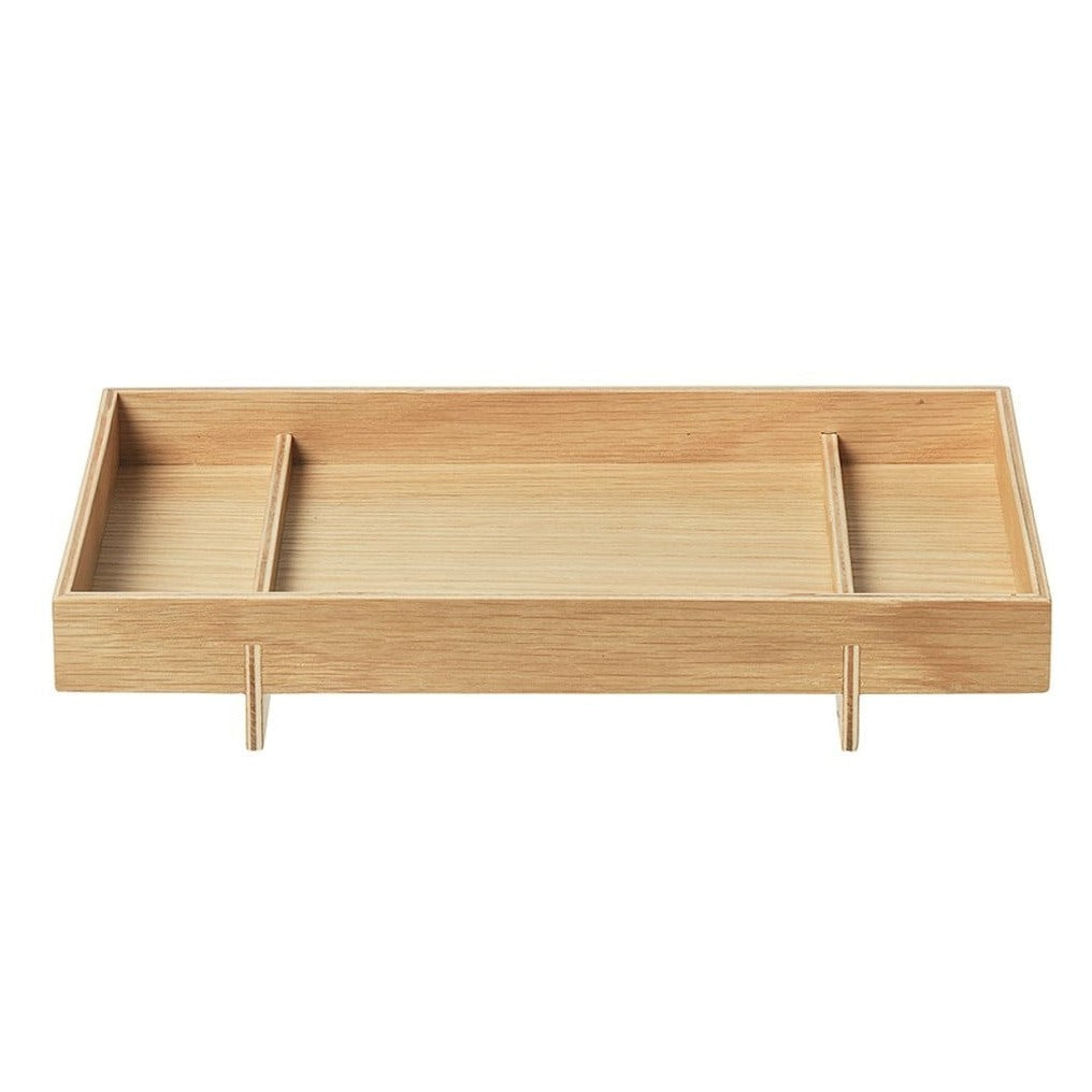 Blomus Sectioned Tray in Light Wood: Decorative & Functional ABENTO Small