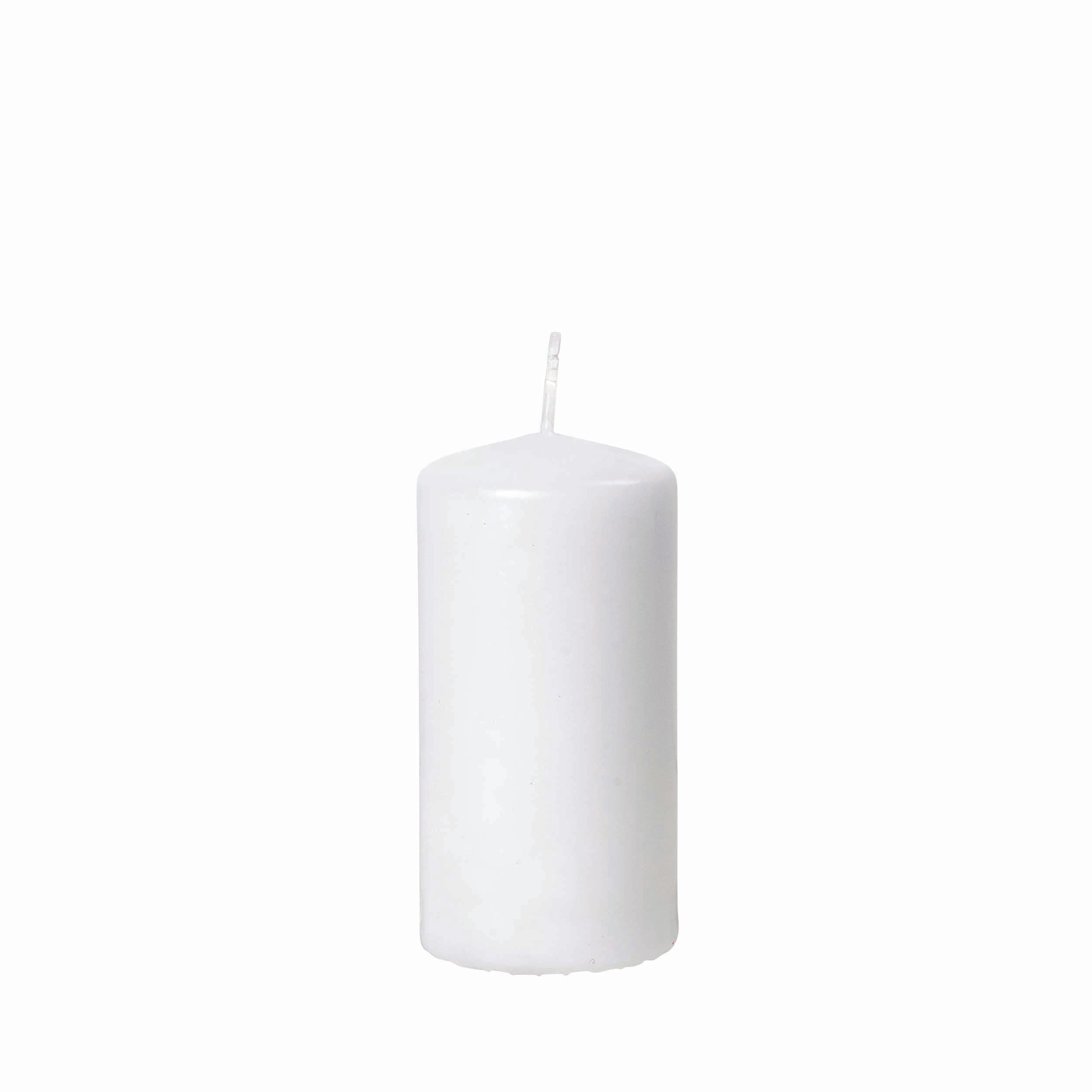 Blomus Pillar Candle: Height 10cm, Diameter 5cm, 19hr Burn Time NERO