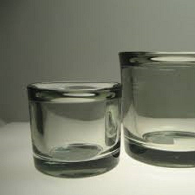 Blomus Tealight Candle Holder: Brown-Rose Fungi Tinted Glass 8x9cm MIMO x6