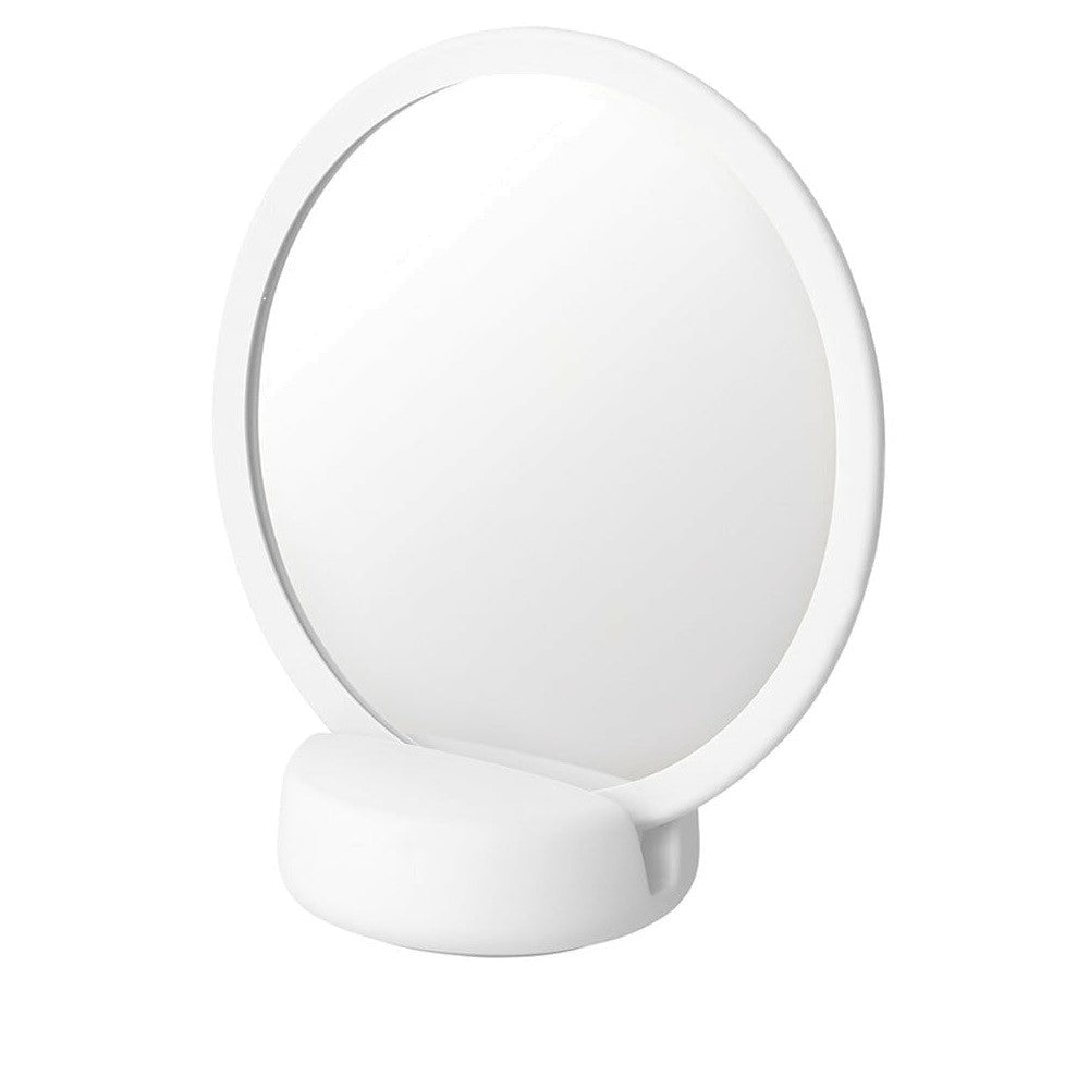 Blomus SONO Cosmetic Mirror with 5x Magnification and Removable Base - White