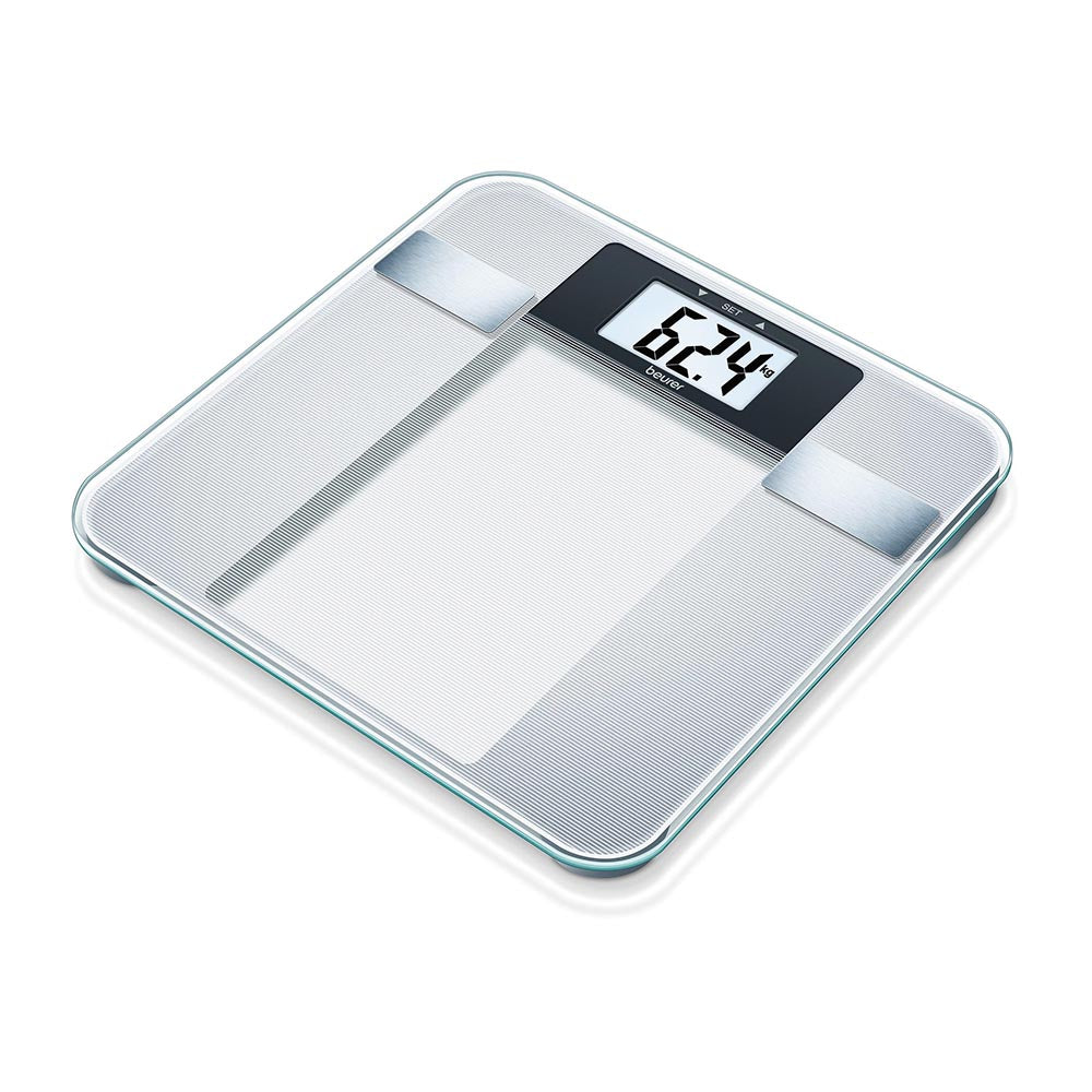 Beurer Diagnostic Bathroom Scale | BG 13 | Measures Weight, Fat, Water, Muscle & BMI