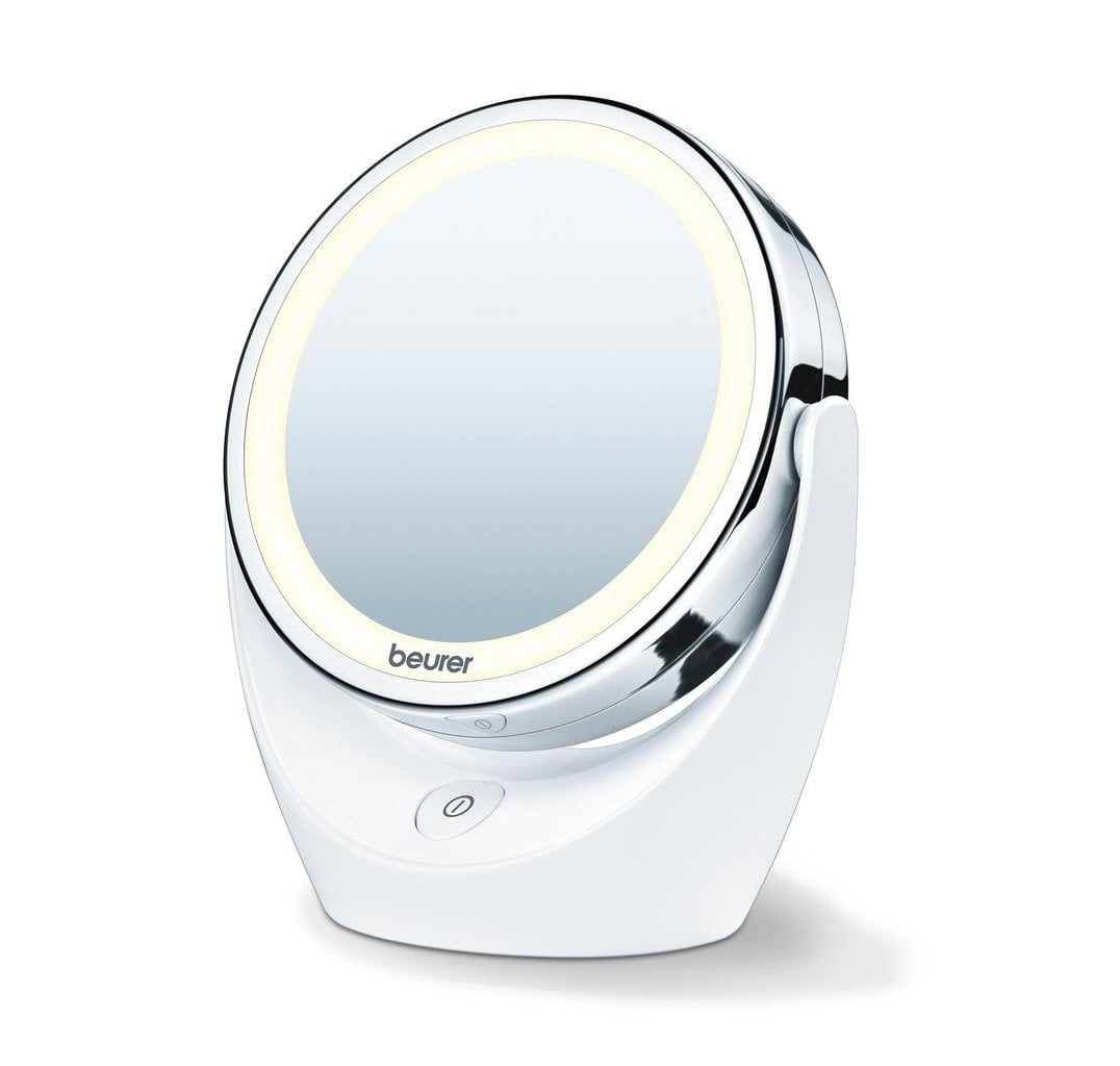 Beurer Germany BS 49 Cosmetic Mirror / Makeup Mirror with LED Lights, 5x Magnification