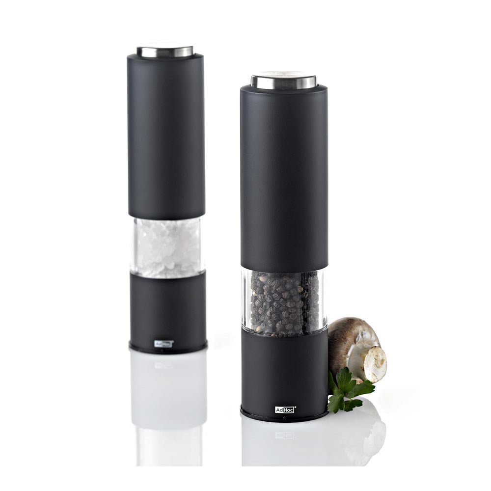 AdHoc Electric Salt or Pepper Grinder German Brand - Tropica Black