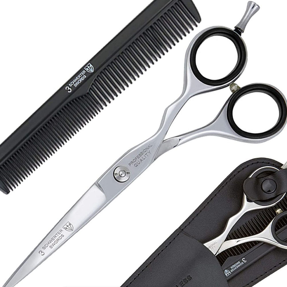 Kellermann 3 Swords Hair Scissors Micro-Serrated ET 900 - 6 Inches (Japan Style)