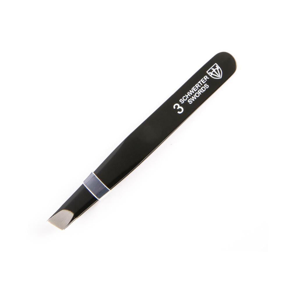 Kellermann 3 Swords Tweezers INOX Steel Black 2.75 Inch FU 3429