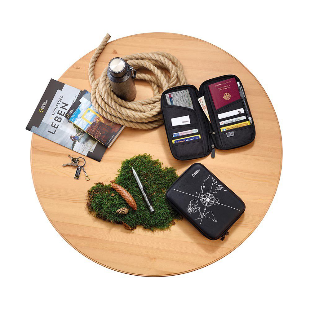 Troika Travel Organiser Case with The National Geographic Society - Black