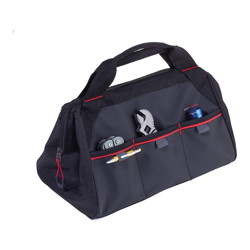 TROIKA Tool Organiser Bag TOOL BAG 10kg or 6.5L Capacity - Black and Red