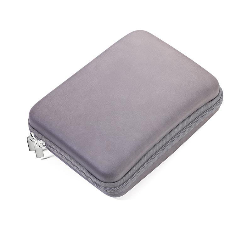 TROIKA Organiser: Hard Travel Case for Electronics, Cosmetics, Meds: Grey