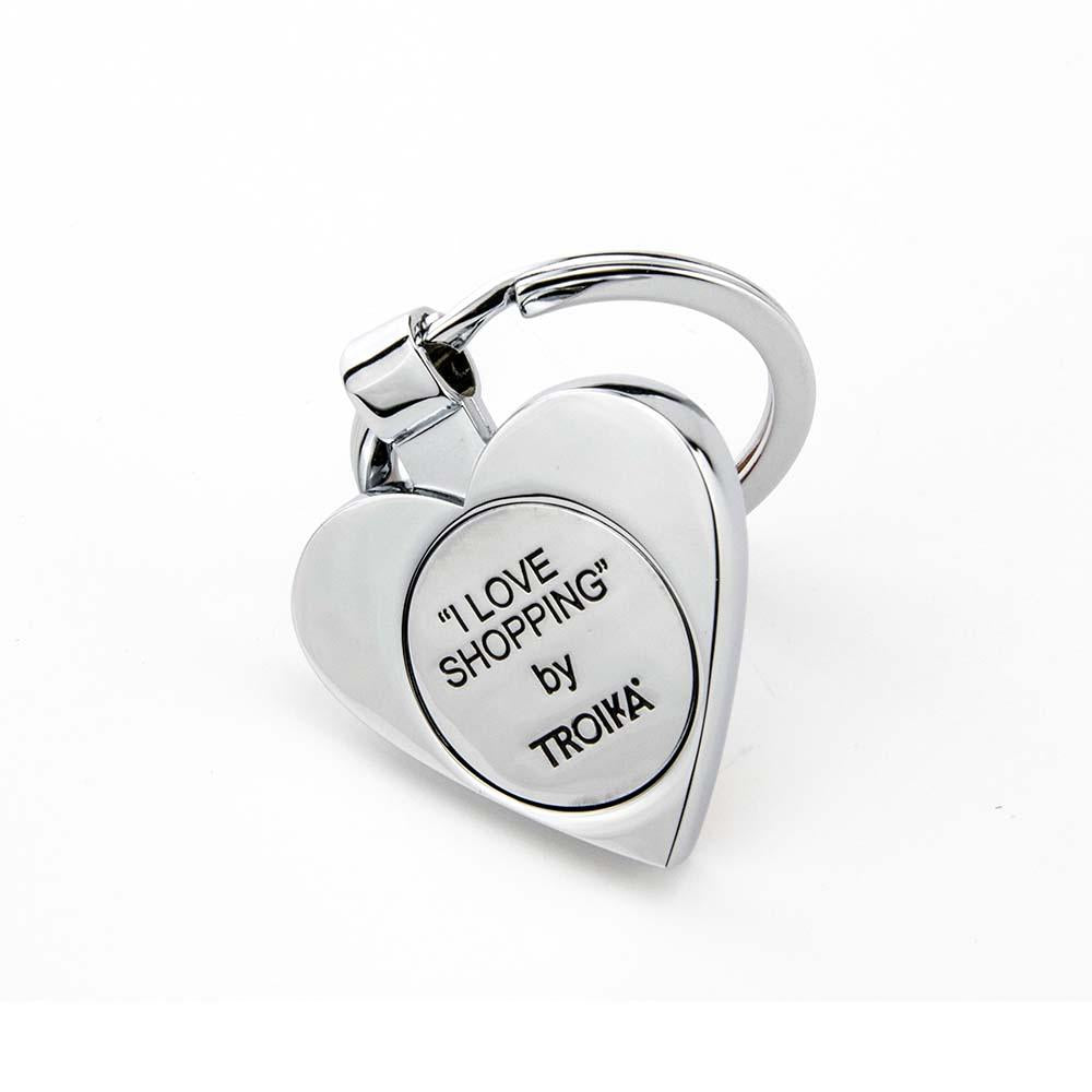 TROIKA Keyring I LOVE SHOPPING