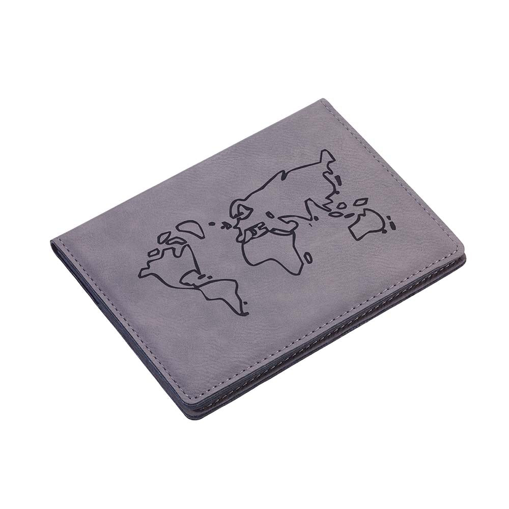 TROIKA Passport Cover & Card Case RFID PASSPORT SAFE - Grey