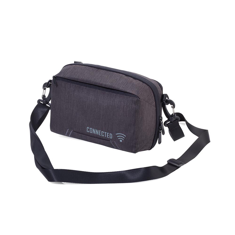 TROIKA Organiser for Electronic Accessories and Cables TOPLADER Grey