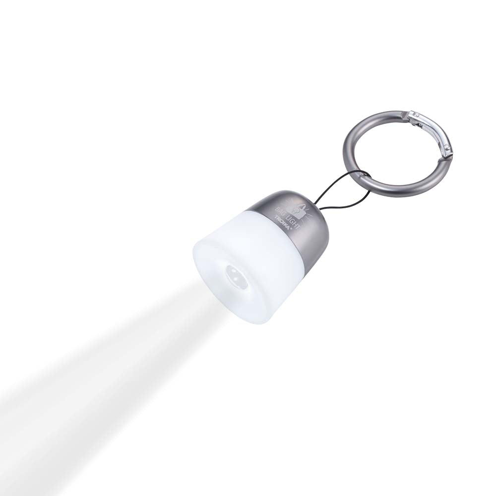 TROIKA Mini LED Bag Torch Keyring BAG LIGHT - Titanium