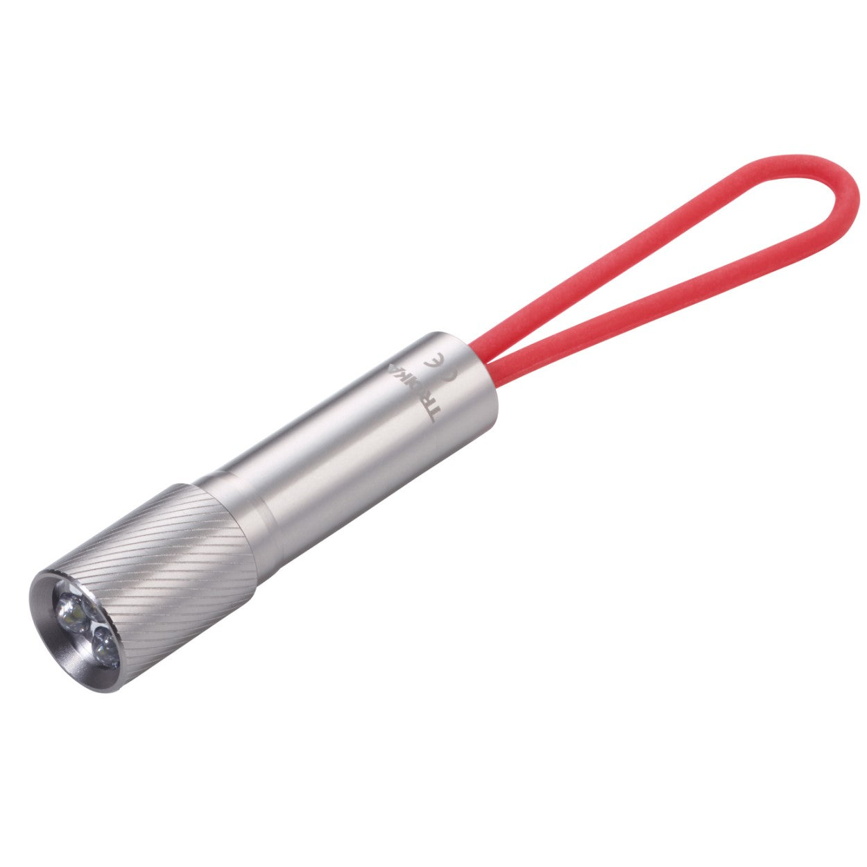 TROIKA Flashlight TURN ME ON – Titanium Grey and Red