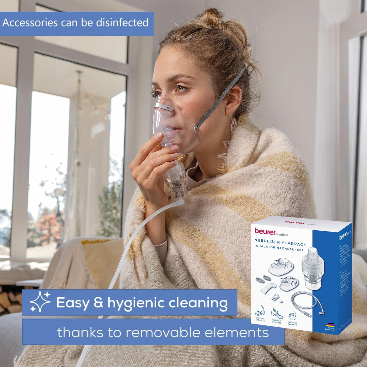 Beurer Germany Replacement Accessories for IH 15, IH 16 & IH 61 Nebulisers