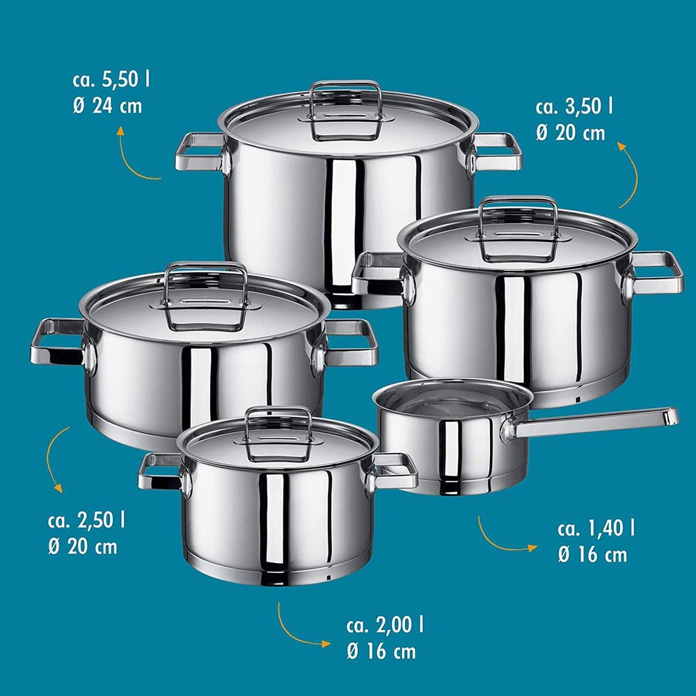 ROHE 5-Piece Master Cooking Set from the Chiara collection